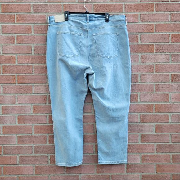 Everlane Denim Cheeky Jean Sky Blue Wash size 35 Short 35 - Picture 3 of 9